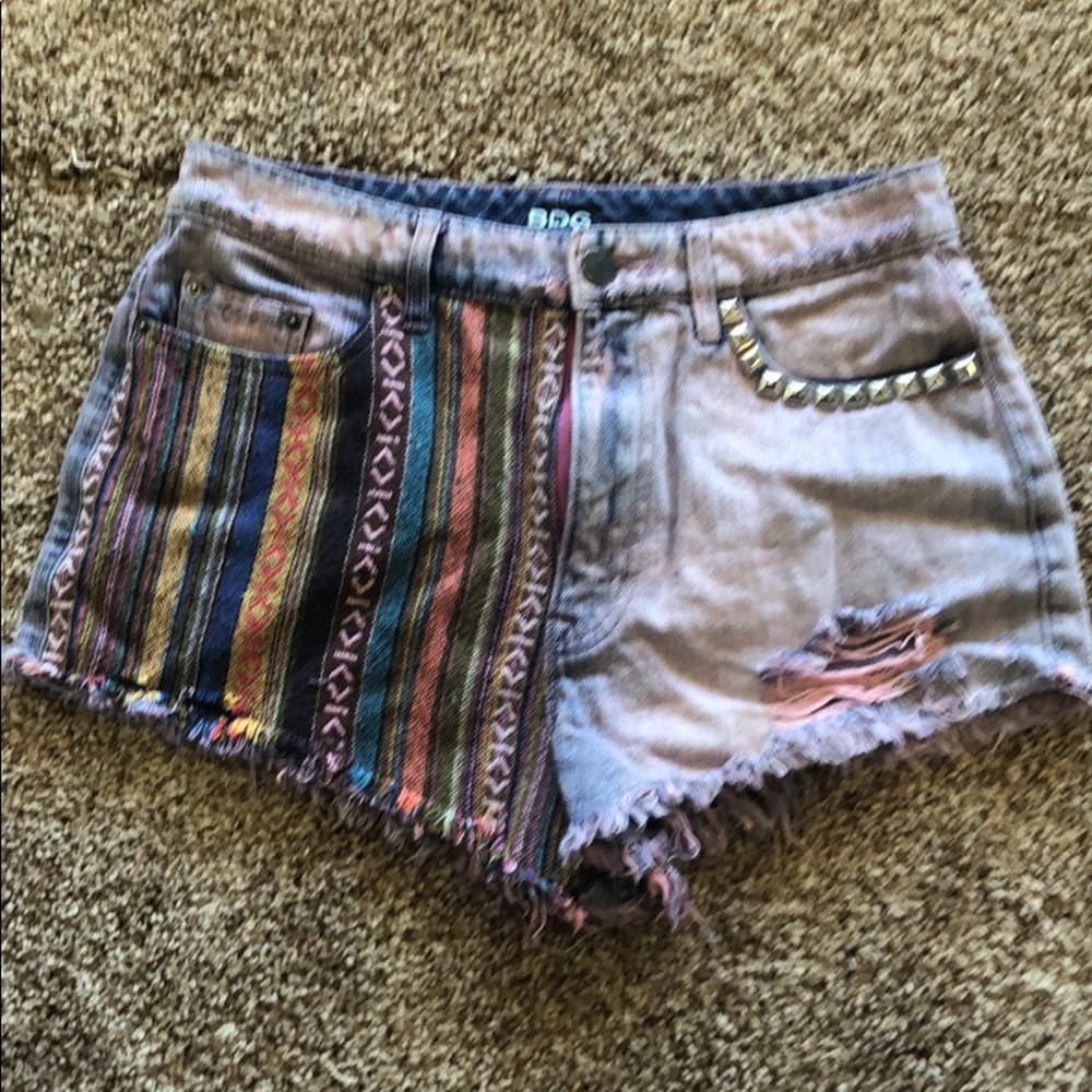 Denim shorts